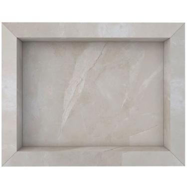 Imagem de Nicho Diamante De Porcelanato 40x30cm Bege - P100337 - COZIMAX