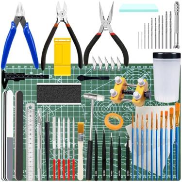 Imagem de Waltool 64Pcs Modeler Basic Tools Craft Set Hobby Building Tools Kit Gundam Model Tools for Assembling Repairing and Fixing