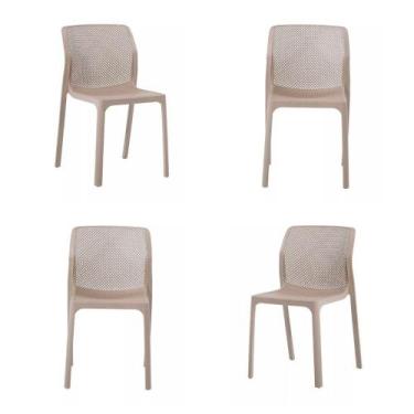 Imagem de Kit 04 Cadeiras Capri Polipropileno Fendi - 73103 - Sun House