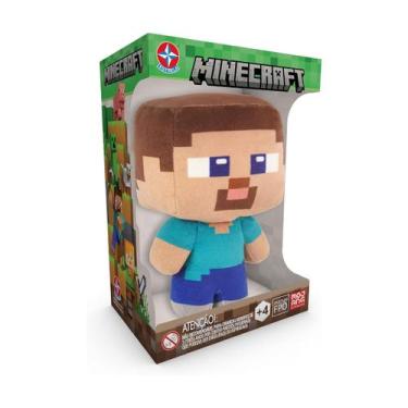 Imagem de Pelúcia minecraft steve 18cm - estrela 800042
