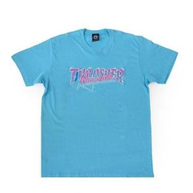 Imagem de Camiseta Thrasher Magazine Vice Logo - Azul Claro-Masculino