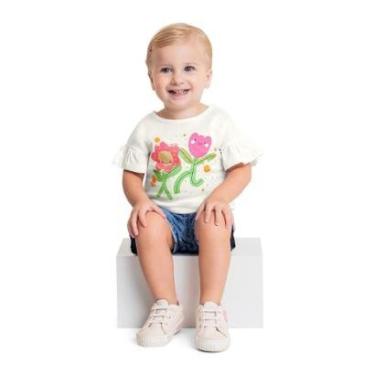 Imagem de Short Jeans para Bebê Menina Quimby-Feminino
