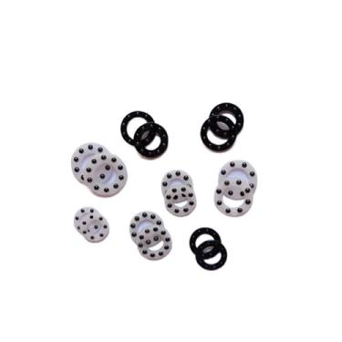 Imagem de 10 peças/lote 9,7 x 5,2 x 1,588 mm, acessórios, rolamentos, esferas de cerâmica, rolamentos planos de borracha, gaiolas de plástico (14,3 x 8,5 x 1,588 mm)