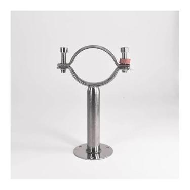 Imagem de 60-63 mm 6.3 cm 63 mm Grampo de suporte de suporte de grampo com placa de base aço inoxidável 304 para fabricação de cerveja L = 50 mm