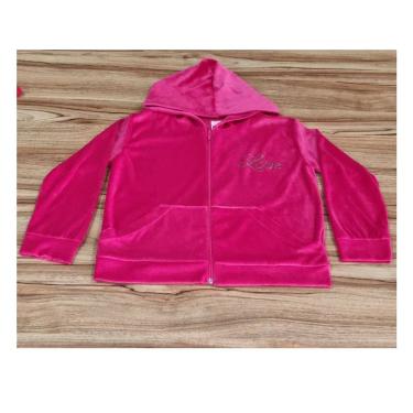Imagem de Jaqueta Infantil Feminina Plush Inverno Pink 6/8