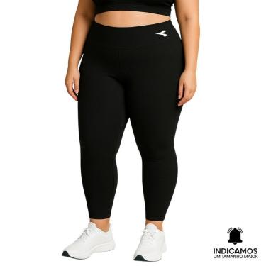 Imagem de Calça Legging Diadora Small Logo Plus Size Feminina