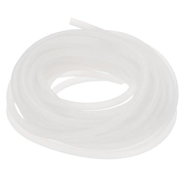 Imagem de Tira de espuma de silicone de 5 m Tira de vedação de janela de haste sólida 4 mm de borracha para janela de porta de carro, branca