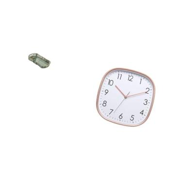 Imagem de Fenteer Bandeja de Café Da Manhã Elegante com Design de Relógio de Parede Digital para Decoração Prática de Sala de Jantar E Academia de Fazenda, Armazenament