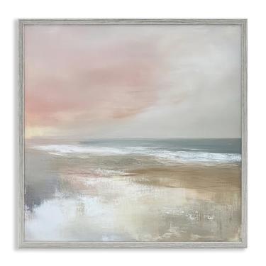 Imagem de Stupell Industries Muted Landscape Marsh Waters Black Framed Giclee Art, design by Petal Prints Design, 17 x 17