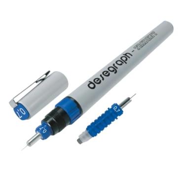 Imagem de Caneta Desegraph Para Desenho, Trident, CDMI/0, 7, Cinza, Ponta de 0.7 mm