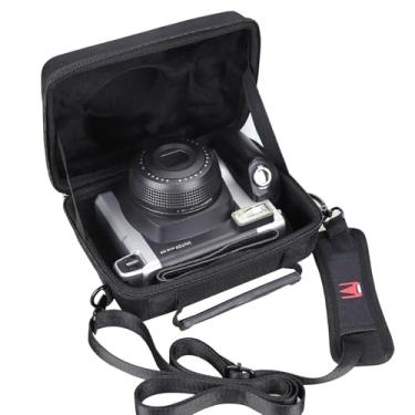 Imagem de Mchoi Estojo rígido de armazenamento de viagem serve para câmera instantânea Fujifilm INSTAX Wide 400/Wide 300 e acessórios, apenas capa (toda preta)