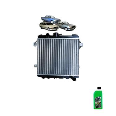 Imagem de Kit Radiador GM Chevette S/Ar TDS + Aditivo Paraflu Verde 1L