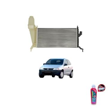 Imagem de Kit Radiador GM Celta 1.0 1.4 2002 a 2006 Com Aditivo Radiador Radiex Rosa