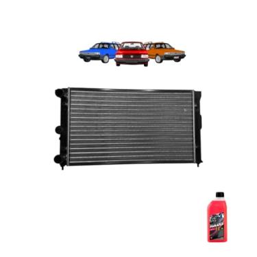 Imagem de Kit Radiador VW Santana e Versailles 1.8 91/94 + Aditivo Paraflu 1L Rosa