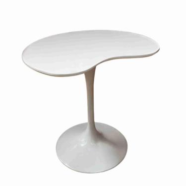 Imagem de Mesa De Jantar Tulipa Saarinen Organica Malu 80cm Laca Off White