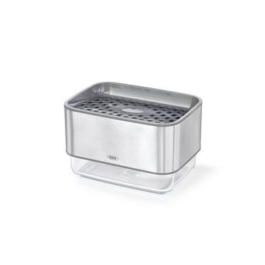 Imagem de Porta Detergente e Esponja em Inox 400ml OXO