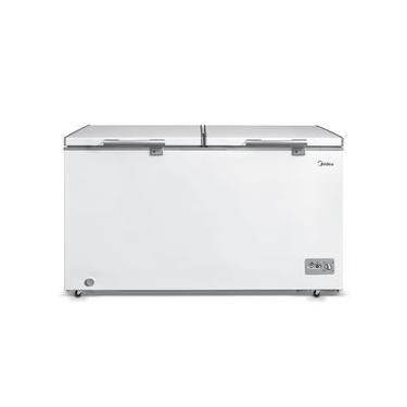 Imagem de Freezer Horizontal 2 portas 362L 3 em 1 Branco Midea