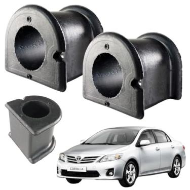 Imagem de Par Bucha Barra Estabilizadora Dianteira Corolla 2009 2010 2011 2012 2013 2014 2015 2016 2017 2018 2019 2020 2021 2022 2023 2024 Em Diante - MB770, 48815-12360, GP0399