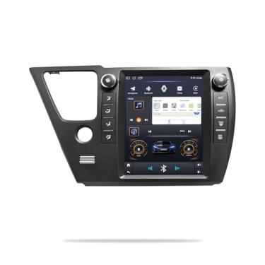 Imagem de Estéreo automotivo Android 13 de 9,7 polegadas com navegação GPS WiFi, reprodutor de rádio de 4 núcleos, sistema de áudio com tela sensível ao toque para Honda Civic 2012-2015, câmera de reserva, 4 GB