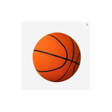 Imagem de Bola de Basquete Tamanho Padrão, Borracha, Laranja, 74,9cm Circunferência, 580g, Texturizada
