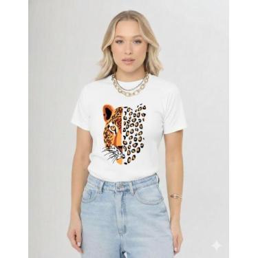 Imagem de Camiseta Feminina Básica Tendência 2026 - Trajano Store, Branco, G