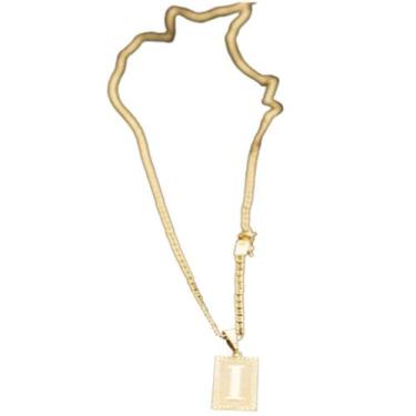 Imagem de Colar Grumet Para Nomes com a letra inicial I - A.R Variedades MT