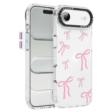 Imagem de GuardCrew Capa para iPhone Air, [proteção contra quedas de grau militar de 3,5 m à prova de colisão] [antiamarelamento e anti-descasca] Capa de telefone fina transparente à prova de choque TPU para