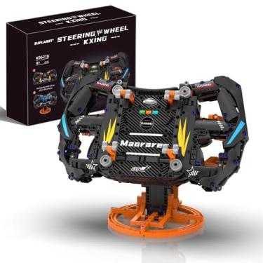 Imagem de Suplanet Simulator Steering Wheel Building Set,Game Simulation Racing Car Driving Wheel Block with Moving Parts, for Racing Fans, Home and Office Decoration（935 PCS）