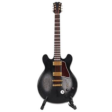 Imagem de TOPINCN Modelo de Mini Guitarra, Modelo Decorativo de Guitarra Em Miniatura Em Forma de Gato para Mini Ornamento Musical, Acessórios para Casa de Bonecas, Modelo de Decoração para Casa