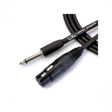 Imagem de Cabo Microfone Santo Angelo Ninja P10 Xlr 3ft Preto