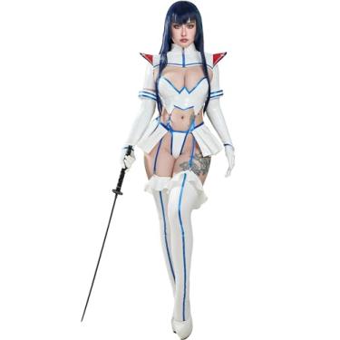 Imagem de Mobbunny Fantasia de cosplay derivada de anime, top e saia com calcinha e luvas