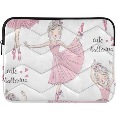 Imagem de Bailarina linda bailarina de balé linda capa para laptop capa para laptop MacBook Pro manga 14 polegadas universal 13-14 polegadas capa para laptop inchada