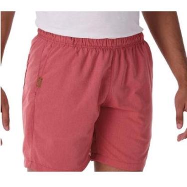 Imagem de Bermuda Casual Masculina Ogochi 004544101 Vermelha-Masculino