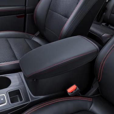 Imagem de LANTU Capa de apoio de braço para Ford Escape 2020-2026 e acessórios Bronco 2021-2025 Bronco Protetor de almofada de tampa central para descanso de cotovelo de carro