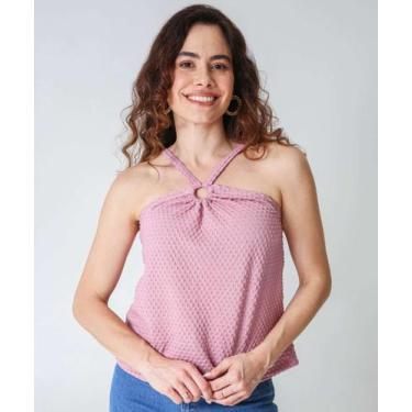 Imagem de Blusa Regata Feminina Marisa Rosa-73075, Rosa, P