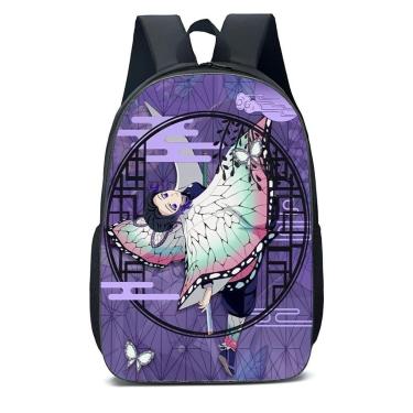Imagem de Mochila Escolar Infanto Juvenil Anime Demon Slayer Shinobu Novidades 0521-Unissex