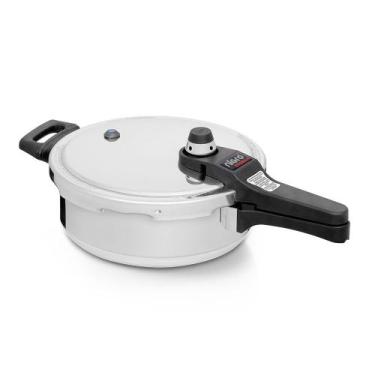 Imagem de Panela de pressão de alumínio polido 3L Eterna - Nigro (Cód. 2386), 3L