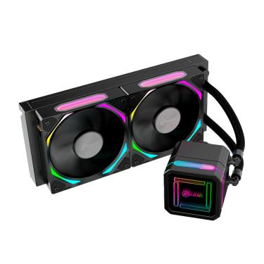 Imagem de Water Cooler Gamer Kalkan Delta 240mm Wireless ARGB Preto