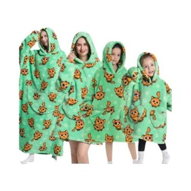 Imagem de Moletom Feminino Oversized Com Capuz De Sherpa, Quente E Aconchegante,