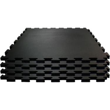 Imagem de Tatame 04 Placas 1X1M X 1CM Preto - EVA Evamax