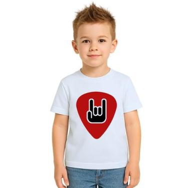 Imagem de Camiseta Palheta Red Rock And Roll Estampa Personalizada - Use P4, Bra