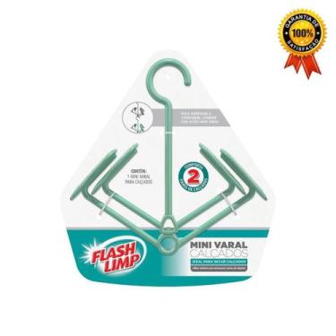 Imagem de Mini Varal Para Calçados para 2 Pares - secagem uniforme, Rápida e Org