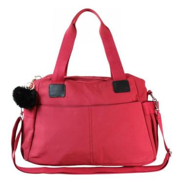 Imagem de Bolsa Academia Feminina Casual Impermeável Com Vários Bolsos - Loilu, 