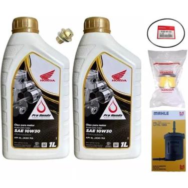 Imagem de Revisão Cb 300f Twister 2023 Até 2024 Filtros, Bujão, Oring - Metal Le