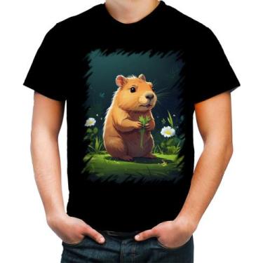 Imagem de Camiseta Colorida Capivara do Bem Animalzinho 18 - Kasubeck Store®, IN