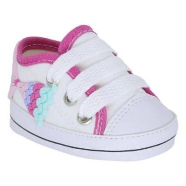 Imagem de Tênis Sapatinho De Bebe  Star Menina Personalizado-Feminino