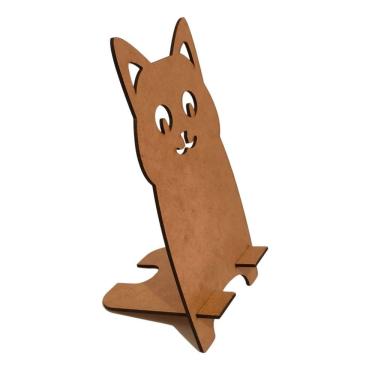 Imagem de Porta Celular Corte à Laser em MDF Design Moderno e Minimalista Lenobre