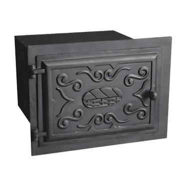 Imagem de Forno Fogão a Lenha 161RIG Ferro Fundido 48x35x30cm Preto Rig Fundidos