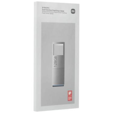 Imagem de Pendrive Xiaomi XMUP21YM 128GB USB-C e USB 3.2 Prata