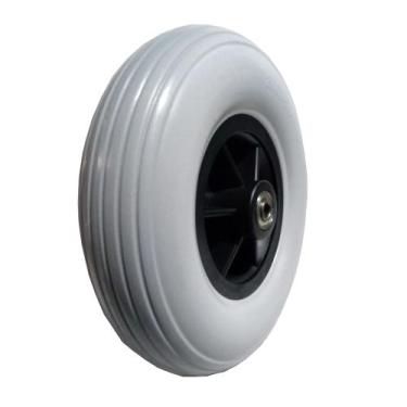 Imagem de Roda Dianteira 200x50 maciça aro fixo nylon - D400 - Dellamed
